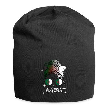 Algerien - Jersey-Beanie - Schwarz - Vorne