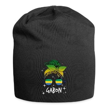 Gabon - Jersey Beanie - black - Front