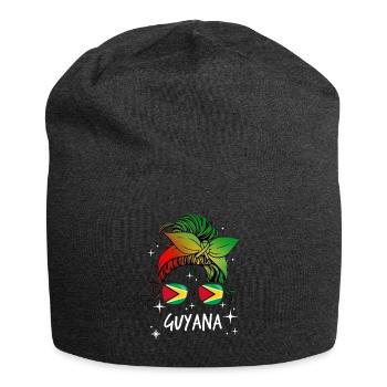 Guyana - Bonnet en jersey - charbon - Devant