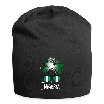 Nigéria - Bonnet en jersey - noir - Devant