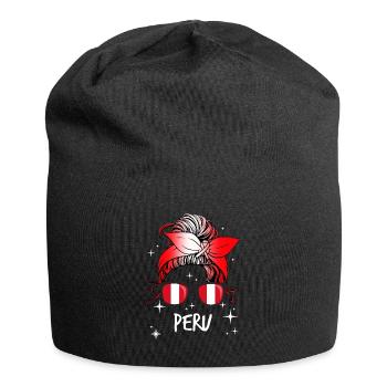 Peru - Jersey-Beanie - Schwarz - Vorne