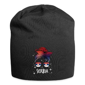 Serbia - Jersey Beanie - black - Front