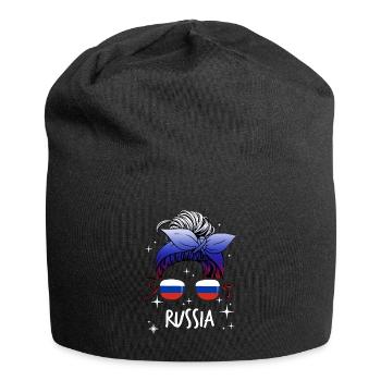 Russie - Bonnet en jersey - noir - Devant