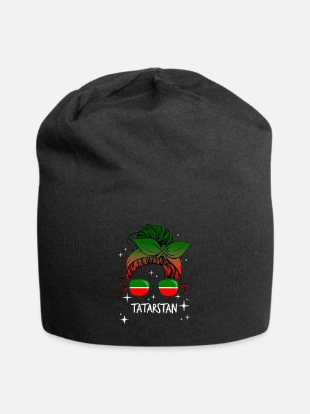 Tatarstan - Jersey-Beanie - Schwarz