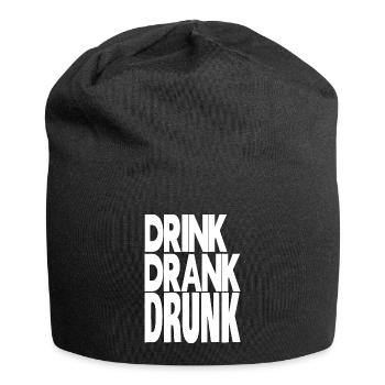 drink drank drunk - Bonnet en jersey - noir - Devant
