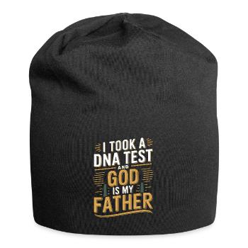 DNA test done, God is my father! Christian - Jersey Beanie - black - Front
