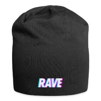 RAVE 3D - Jersey-Beanie - Schwarz - Vorne