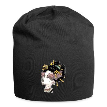Namakubi und Pilze - Jersey-Beanie - Schwarz - Vorne