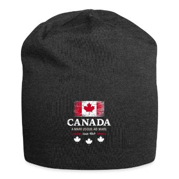 Canada Canada America maple leaf flag flag - Jersey Beanie - charcoal grey - Front