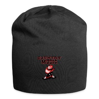 country music - Jersey-Beanie - Schwarz - Vorne