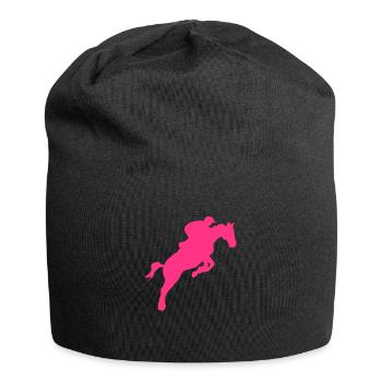 equitation horse obstacle cavalier11 its - Jersey Beanie - black - Front