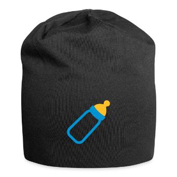 Baby - Jersey-Beanie - Schwarz - Vorne