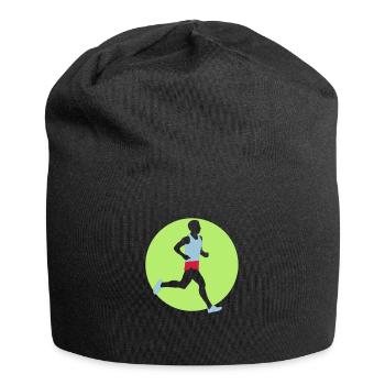 running_man_022013_a_3c - Bonnet en jersey - noir - Devant