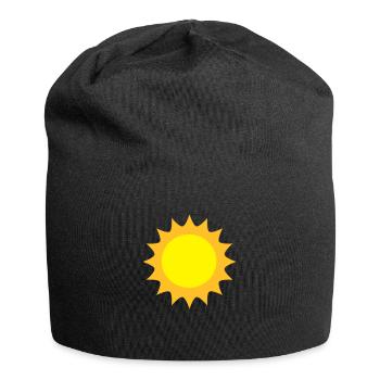 sun - Jersey Beanie - black - Front