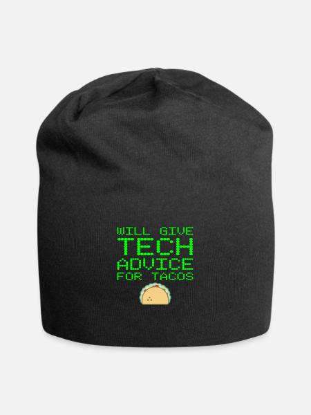 Gibt technische Ratschläge für die Reparatur des Tacos-Supports - Jersey-Beanie - Schwarz