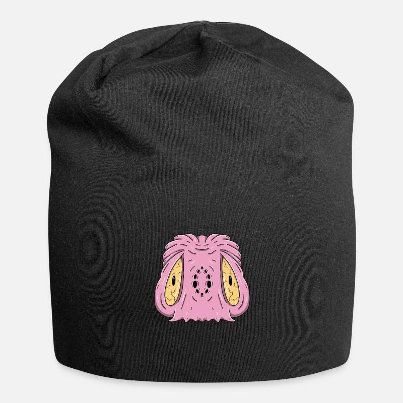 Alien / Monster - Jersey-Beanie - Schwarz
