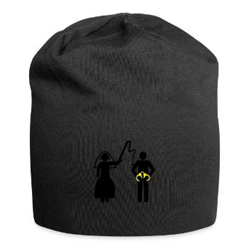 Bachelor party, bachelorette party (cheap!) - Bonnet en jersey - noir - Devant
