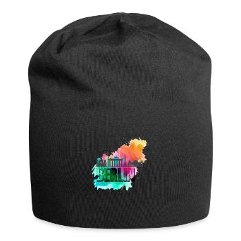 Berlin Deutschland Germany Skyline Stadt City - Jersey Beanie - black - Front
