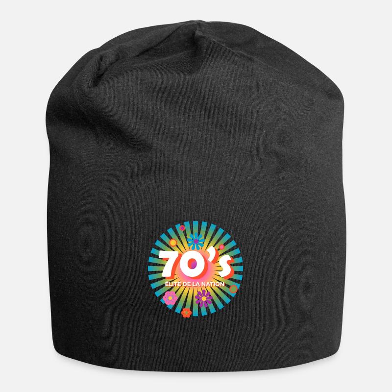 Elite 70s Nation Logo - Jersey-Beanie - Schwarz