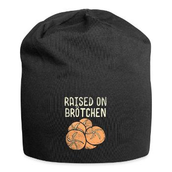 Raised On Brotchen - Jersey-Beanie - Schwarz - Vorne