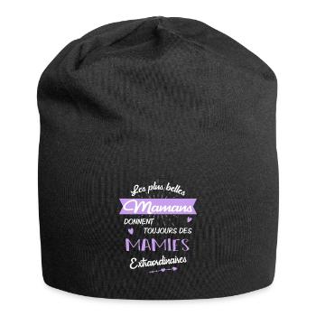 Mamies extraordinaires - Bonnet en jersey - noir - Devant