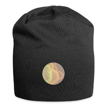 Aquarelle- 2 - Bonnet en jersey - noir - Devant
