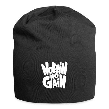 Gym Sport Kraftsport - Jersey-Beanie - Schwarz - Vorne