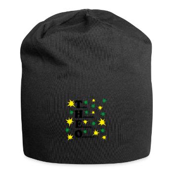 Theo - Jersey-Beanie - Schwarz - Vorne