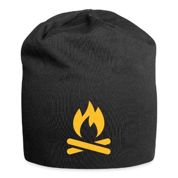 Feu de camp de feu - Bonnet en jersey - noir - Devant