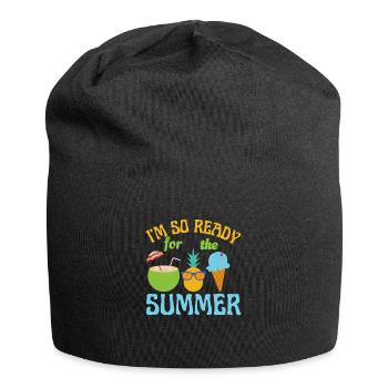 Im So Ready For The Summer-Summer-Beach-Ocean - Jersey Beanie - black - Front