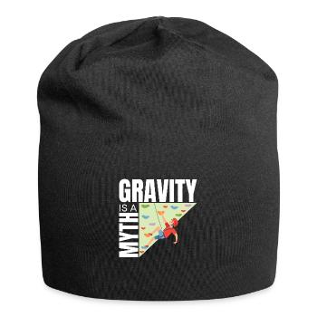 Wall Climbing Rock Climbing - Jersey Beanie - black - Front
