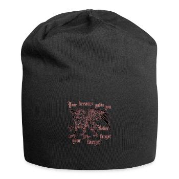 Greif Ziel - Jersey-Beanie - Schwarz - Vorne