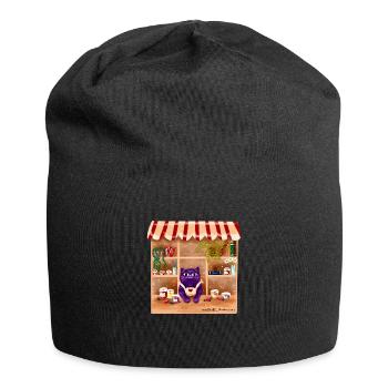 atelier de confiture - Bonnet en jersey - noir - Devant