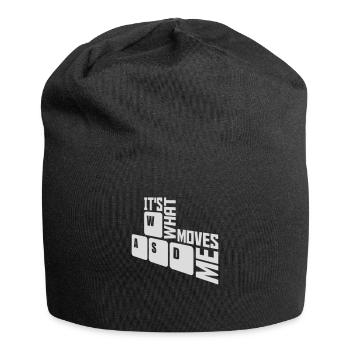 c’est ce qui m’émeut - Bonnet en jersey - noir - Devant