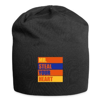 Mr steal your heart - Jersey Beanie - black - Front
