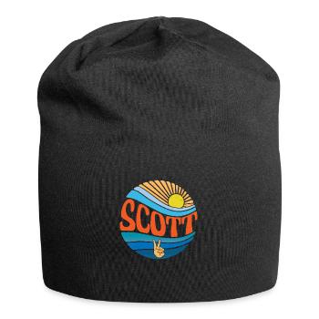 Scott Shirt Vintage Sunset Scott Groovy Tie Dye - Jersey-Beanie - Schwarz - Vorne