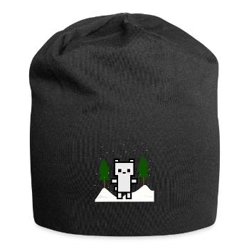 Polar Bear - Jersey Beanie - black - Front