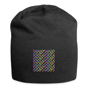 Modèle - Bonnet en jersey - noir - Devant