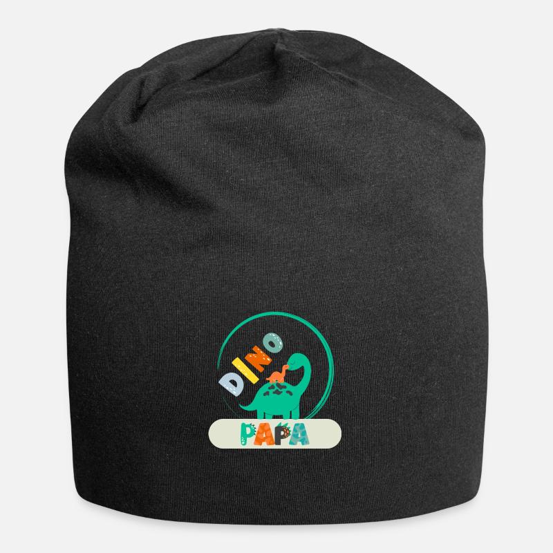 Dino Papa - Jersey-Beanie - Schwarz