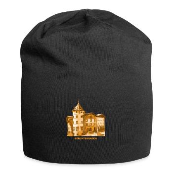 Marché de Berchtesgaden Haute-Bavière Vieille ville - Bonnet en jersey - noir - Devant