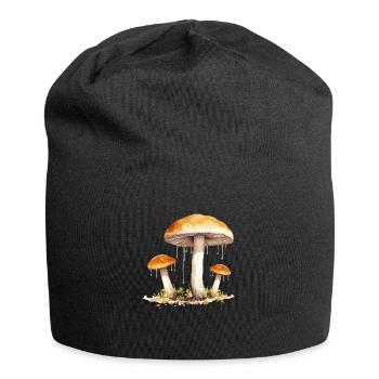 pilze - Jersey-Beanie - Schwarz - Vorne