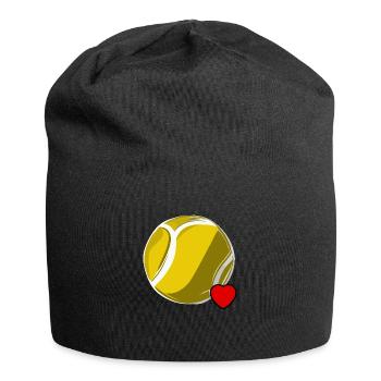 Liebe Tennis - Jersey-Beanie - Schwarz - Vorne