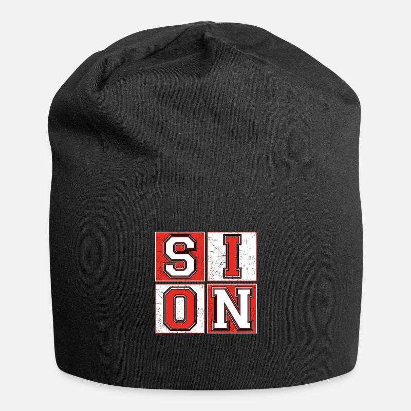 Sion - Jersey-Beanie - Schwarz