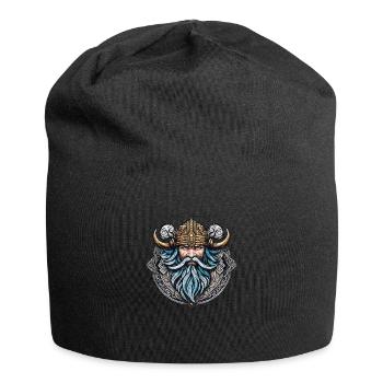 Wikinger Odin Thor Walhalla - Jersey-Beanie - Schwarz - Vorne