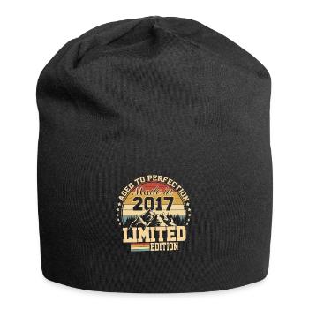 2023 birthday 2023 born in 2023 birthday - Jersey Beanie - black - Front