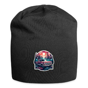 Vintage American and Sports Car - Jersey Beanie - black - Front