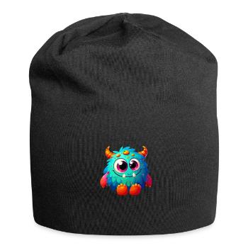 Designs For Kids – Märchenhafte Monster - Jersey-Beanie - Schwarz - Vorne
