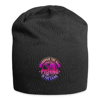 fisch, fisch, angeln, see, meer, angeln, fauna, exotisch - Jersey-Beanie - Schwarz - Vorne