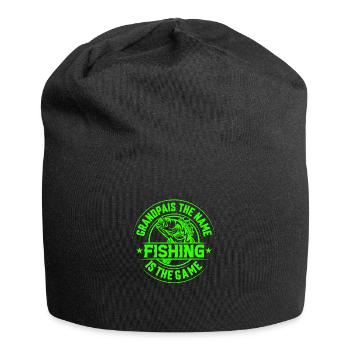 fisch, fisch, angeln, see, meer, angeln, fauna, exotisch - Jersey-Beanie - Schwarz - Vorne
