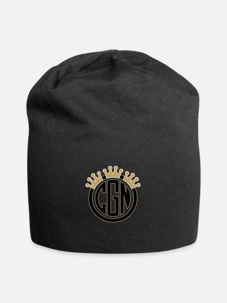 CGN Logo 3 - Jersey Beanie - black